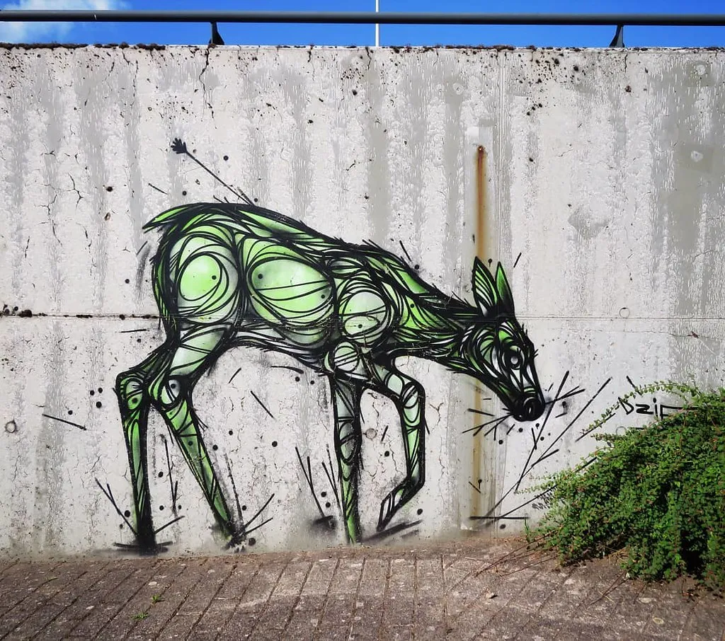 Swedish artists carve modern life into rocks and concrete as peaceful protest