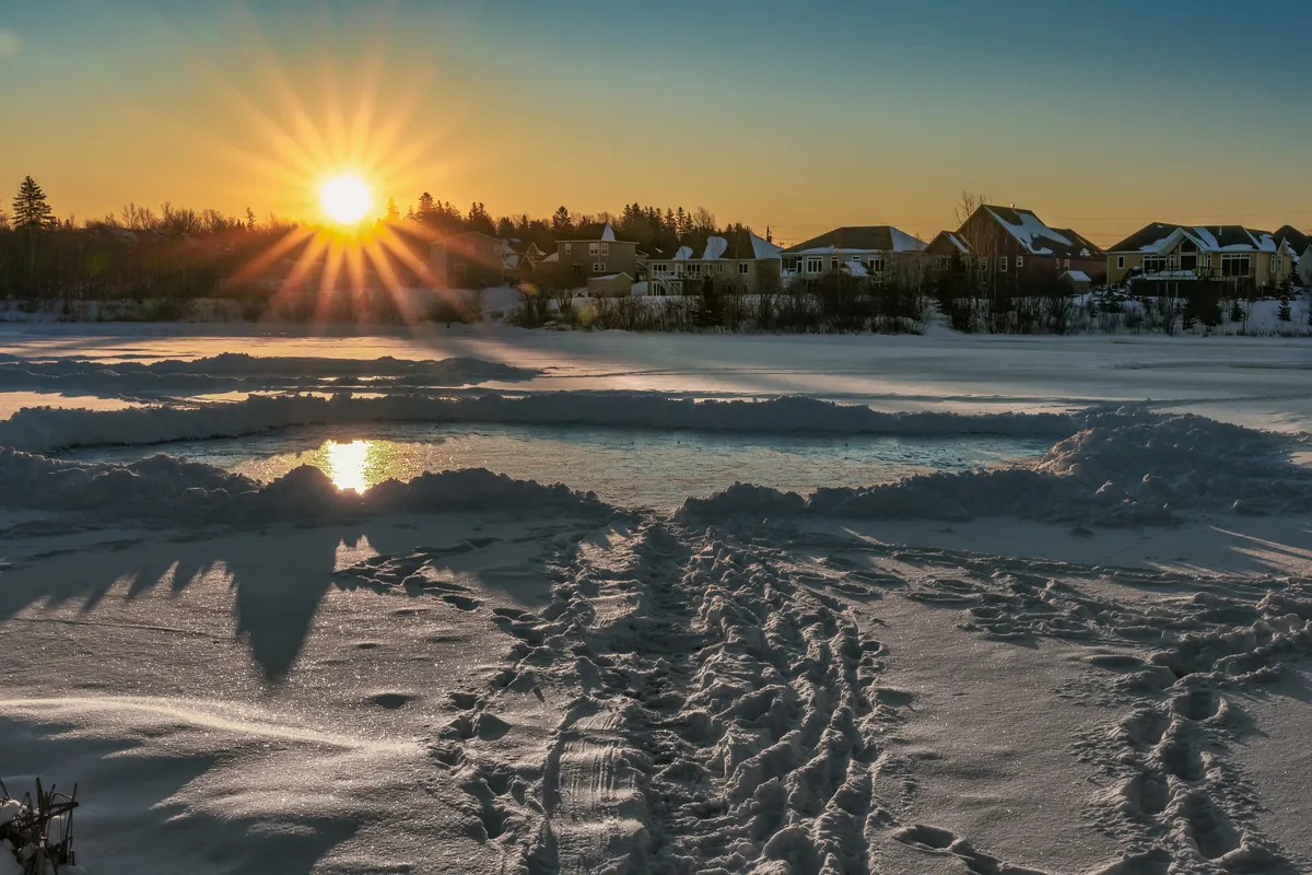 Unusual cold creates rare long-distance skating in Swedish archipelago