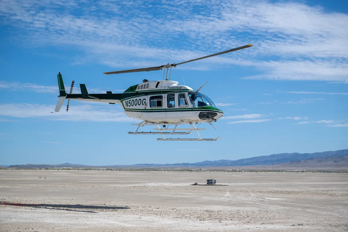 E-4B 'Doomsday Plane' cirklar över Offutt under träning